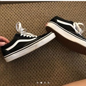 Black old Skool vans